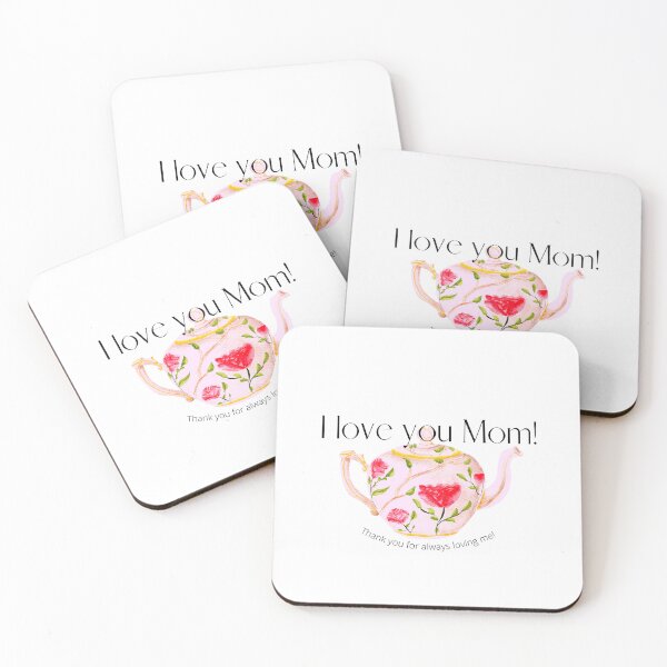 Item preview, I love you Mom! Teapot Design designed and sold by RealArt4u.