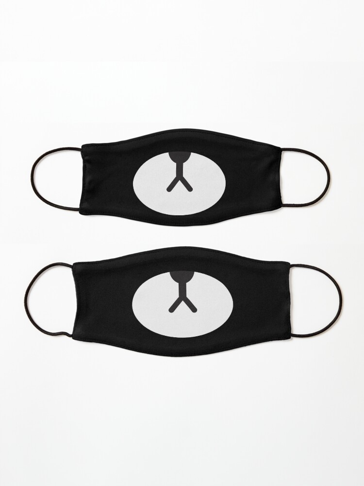 Alternate view of Bear Panda expression Animal cute Anime Mask