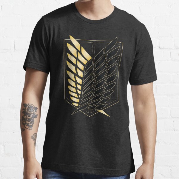 Shingeki no kyojin L'attaque des titans T-shirt essentiel