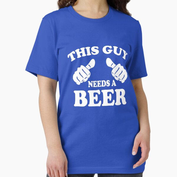 Item preview, This Guy Needs a Beer designed and sold by goodtogotees.