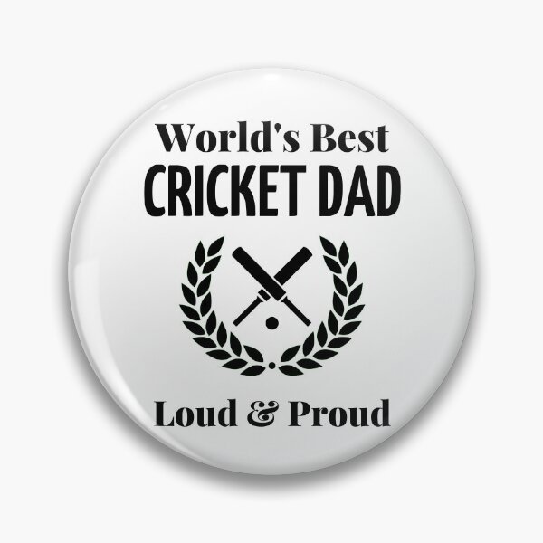 Item preview, World's best cricket dad designed and sold by TheGreenGoat.