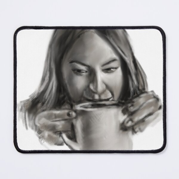 Item preview, Coffeehouse Woman designed and sold by TheArtCave.