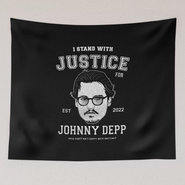 Item preview, I stand with justice for Johnny Depp! designed and sold by ActiveNerd.