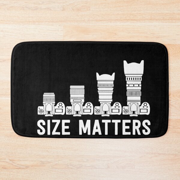 Item preview, Funny Photography Lens Size Matters designed and sold by TobyLewis1592.