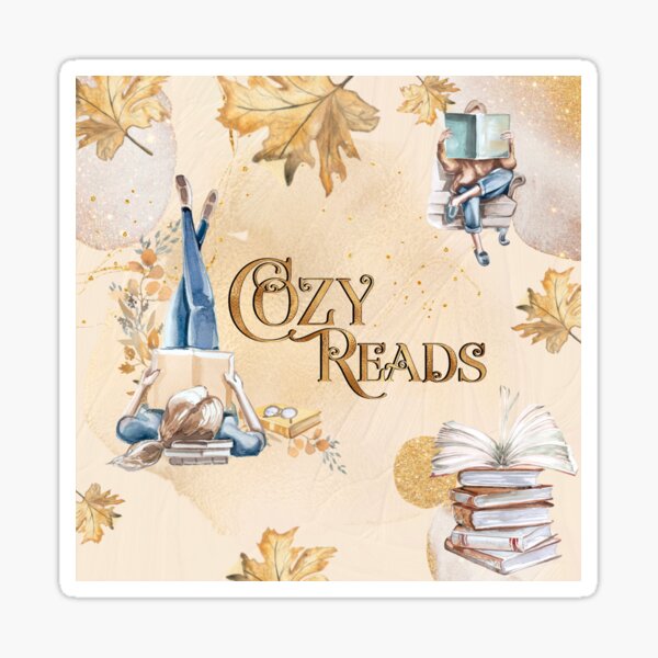 cosy up with your kindle Sticker for Sale by indiebookster