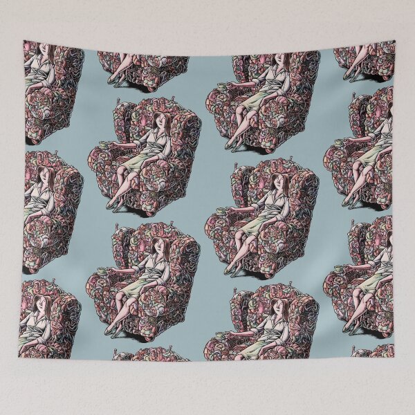 Item preview, Woman Sitting in Chair Made of Her Friends designed and sold by LisaHaney.