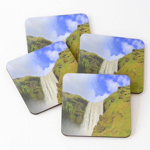 Item preview, Icelandic waterfall Skogafoss designed and sold by AHELENE.