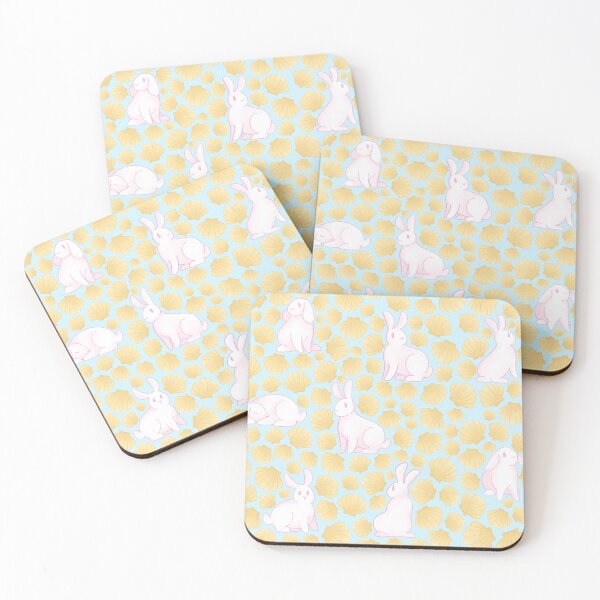 Item preview, Bunnies with Seashells designed and sold by Aru0L.