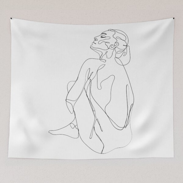 Item preview, Female Back Line Art designed and sold by BEyourself be.