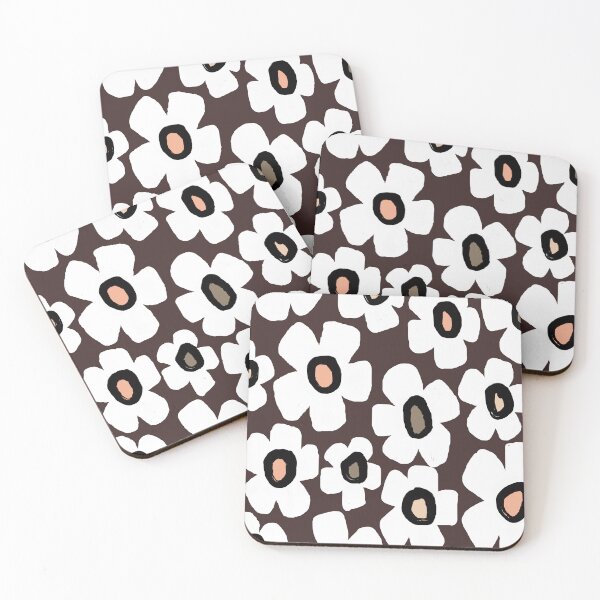 Item preview, Unique Scandi Boho Floral Pattern designed and sold by Deutschic.