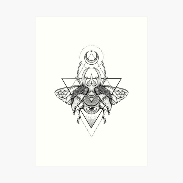 Occult Beetle II Art Print