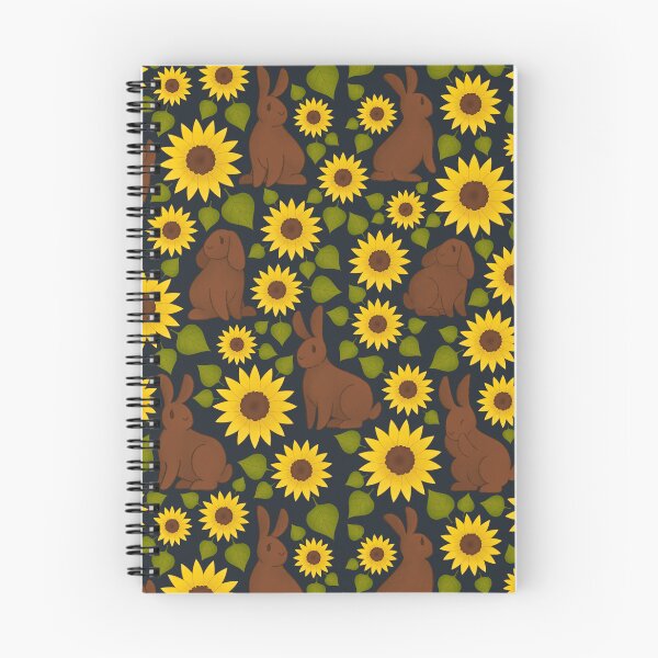 Item preview, Bunnies with Sunflowers designed and sold by Aru0L.