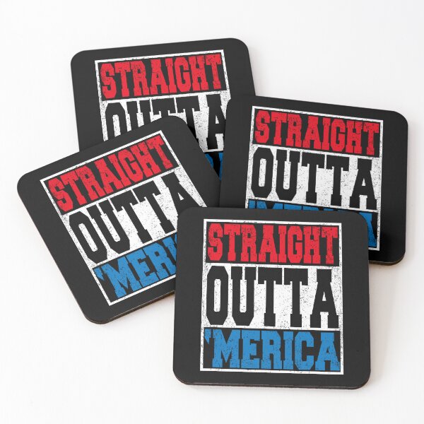 Item preview, 4th Of July Straight Outta Merica American Independence Day designed and sold by ARTZ84.
