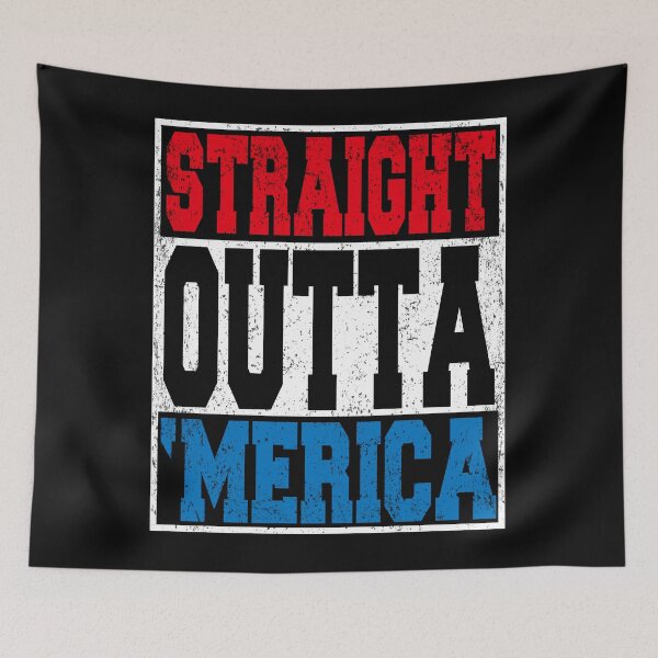 Item preview, 4th Of July Straight Outta Merica American Independence Day designed and sold by ARTZ84.