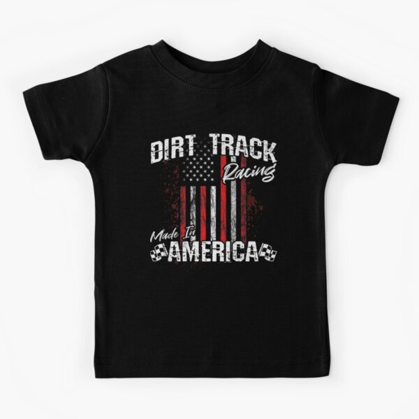 Dirt Track Racing American Flag Kids T Shirt for Sale by FiveStarRW Redbubble