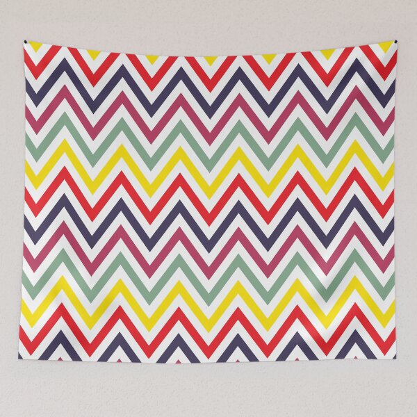 Item preview, Chevron Pattern In Bright Rainbow Colors designed and sold by risingrocket.