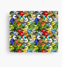 Too Many Birds! Bird Squad 1 Canvas Print