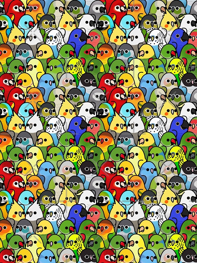 Too Many Birds! Bird Squad Classic by MaddeMichael