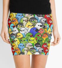 Too Many Birds! Bird Squad 1 Mini Skirt