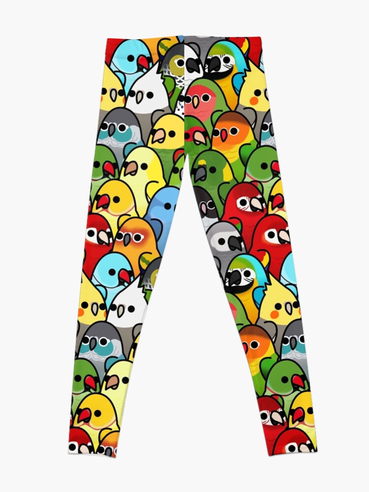 Alternate view of Too Many Birds! Bird Squad Classic Leggings