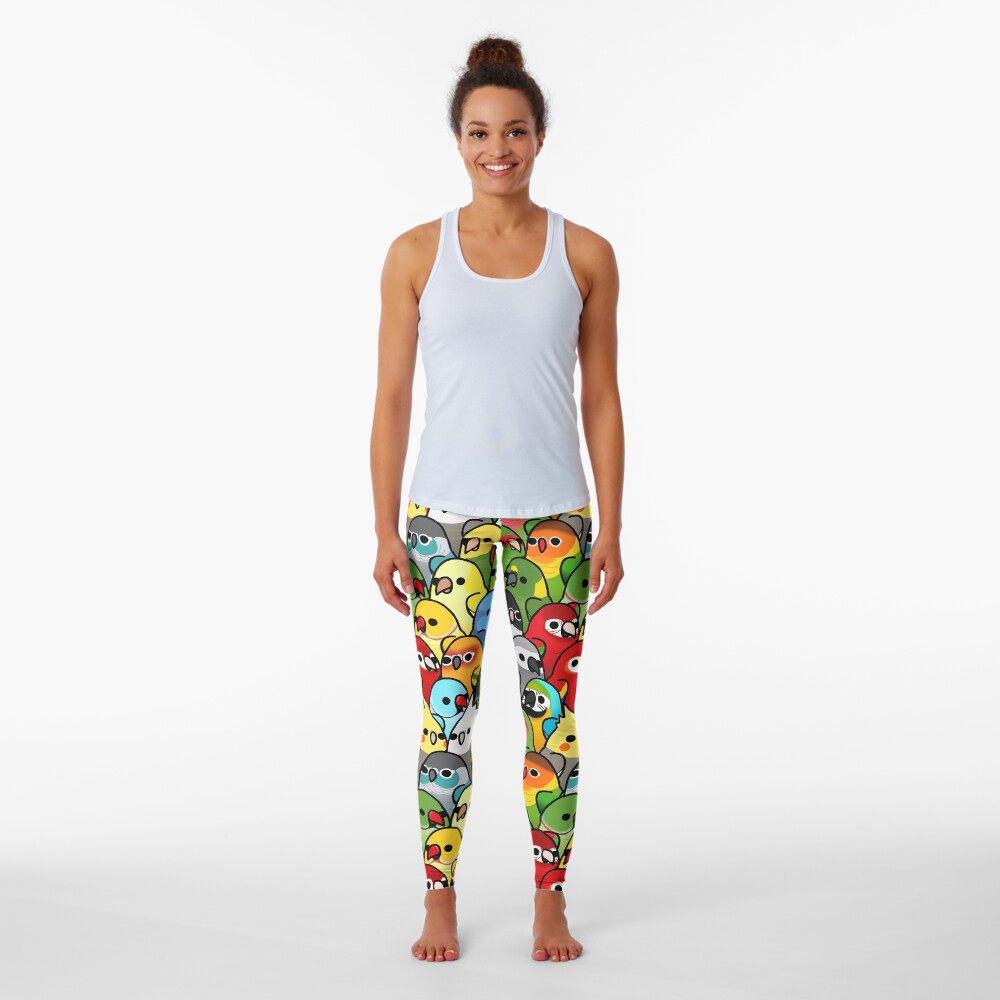 Too Many Birds! Bird Squad Classic Leggings