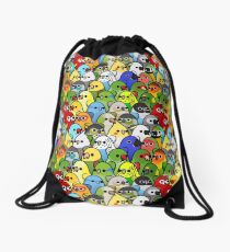 Too Many Birds! Bird Squad Classic Drawstring Bag