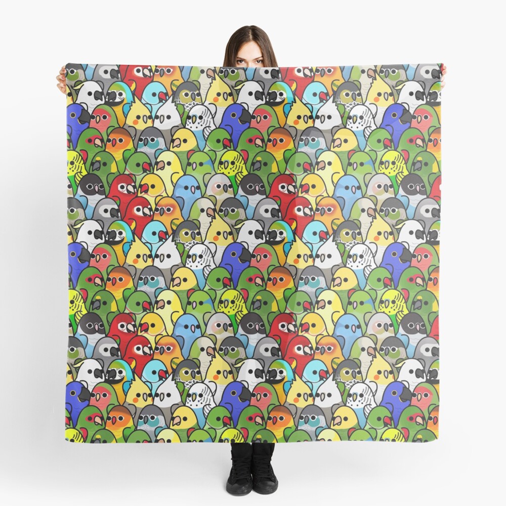 Too Many Birds! Bird Squad Classic Scarf