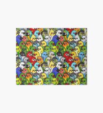 Too Many Birds! Bird Squad Classic Art Board Print