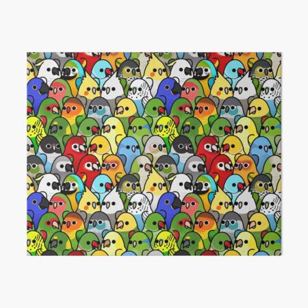 Too Many Birds! Bird Squad Classic Art Board Print
