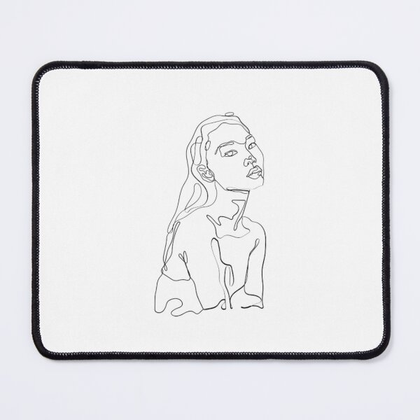 Item preview, Female Side Angle Line Art designed and sold by BEyourself be.