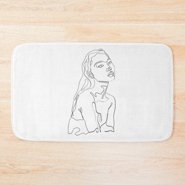 Item preview, Female Side Angle Line Art designed and sold by BEyourself be.