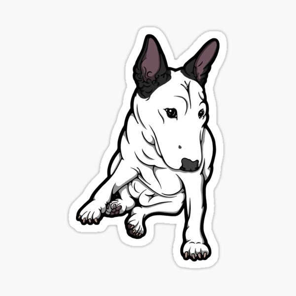 Item preview, Black Eared English Bull Terrier designed and sold by Sookiesooker.