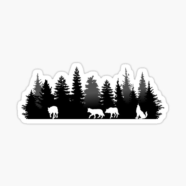 Wolf Howl Stickers Redbubble - howling winged wolf roblox