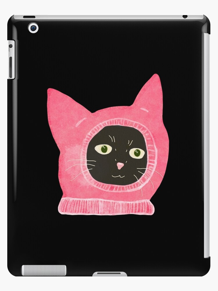 Coque et skin adhésive iPad for Sale avec l'œuvre « Cagoule rose