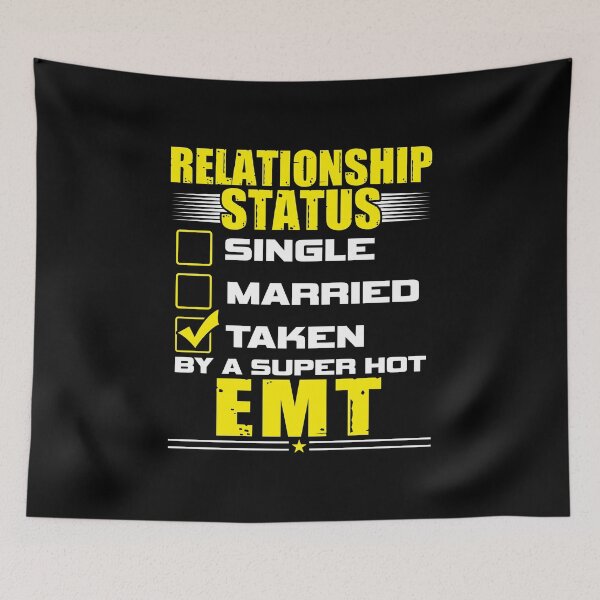 Item preview, Funny His and Her Gift Idea EMT Relationship Status designed and sold by haselshirt.