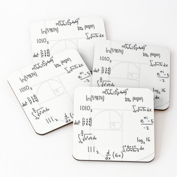 Item preview, Calculus Math Black and White designed and sold by maya-p-1110.