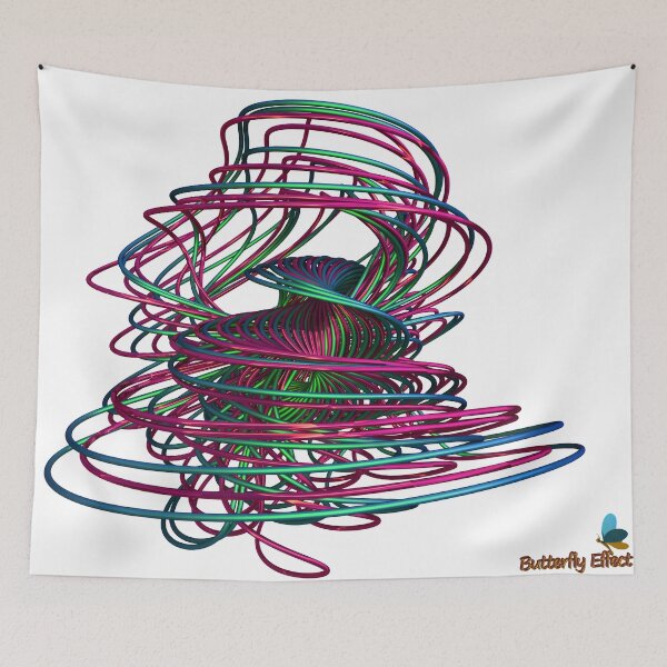 Item preview, Chaos Theory, Butterfly Effect -Nose-Hoover Chaotic attractor. designed and sold by thinkeccel.