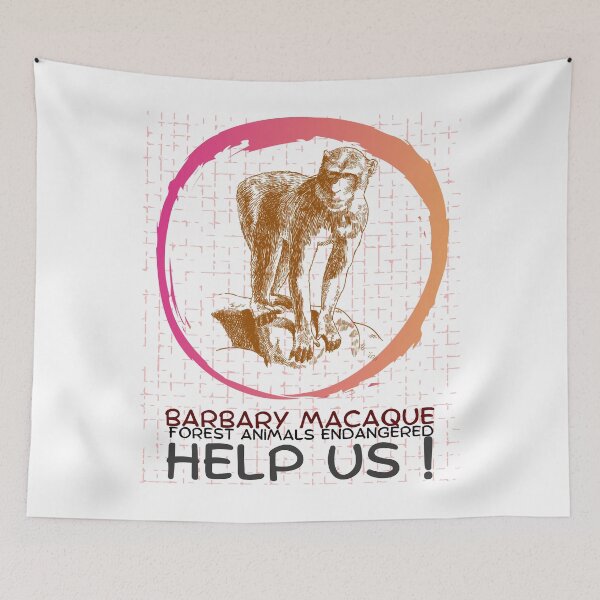 Item preview,  Barbary Macaque  designed and sold by yassooarts.