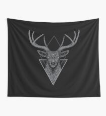 Dark Deer Wall Tapestry
