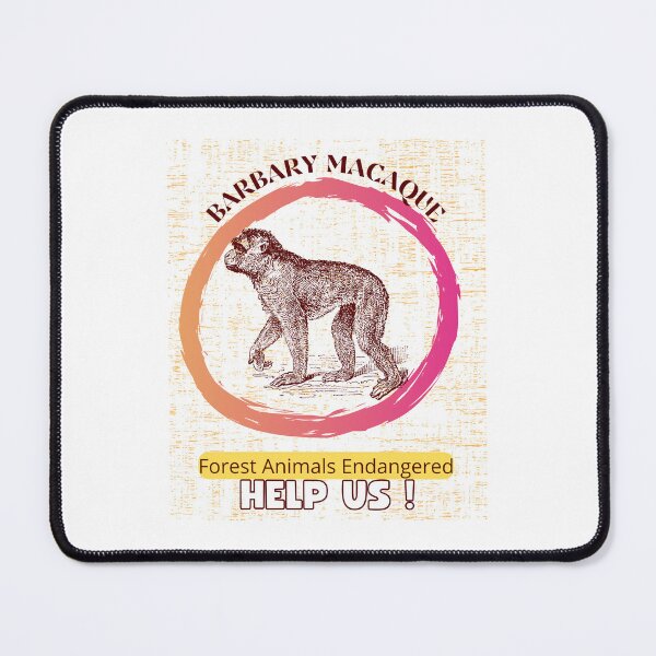 Item preview,  Barbary Macaque Save Us ! designed and sold by yassooarts.