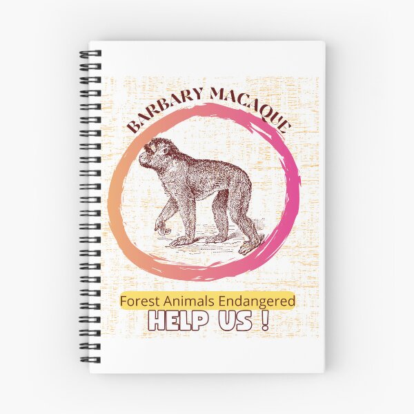 Item preview,  Barbary Macaque Save Us ! designed and sold by yassooarts.