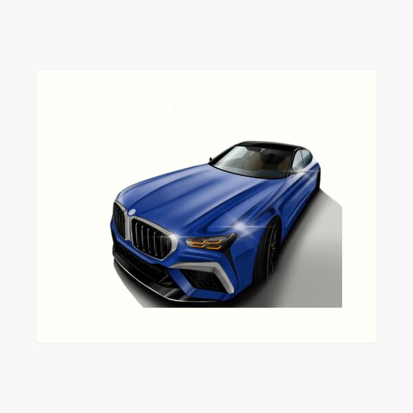 Amateur de croquis de voiture Impression artistique