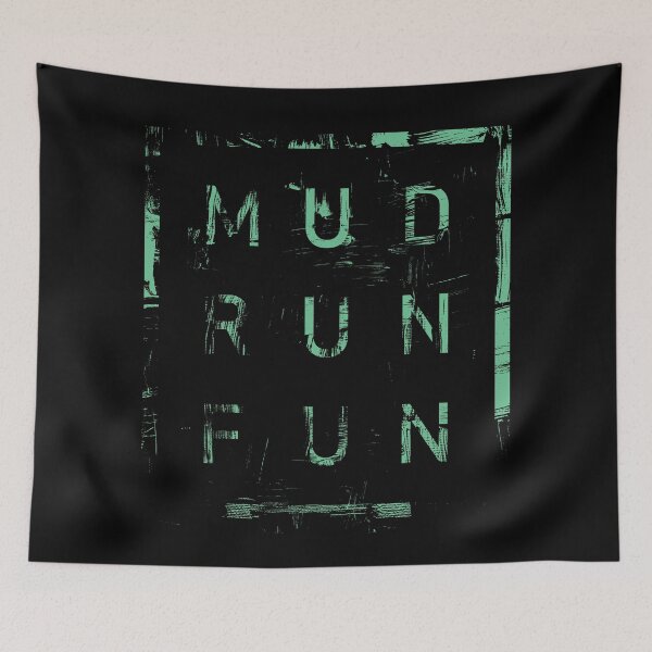 Item preview, Mud Run Fun Tough Mudder GREEN Trail Running and Marathon designed and sold by BOBSMITHHHHH.