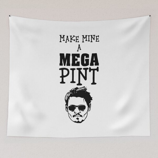 Item preview, Make Mine A Mega Pint Support Johnny designed and sold by carentifnp38.