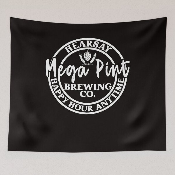 Item preview, Mega Pint Brewing Co Happy Hour Anytime Hearsay Women Men designed and sold by carentifnp38.