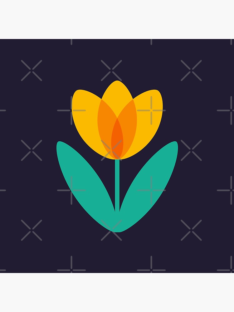 Yellow Tulip in Midnight by Suzie London by SuzieLondon