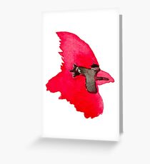 Cardinal - Watercolor Greeting Card