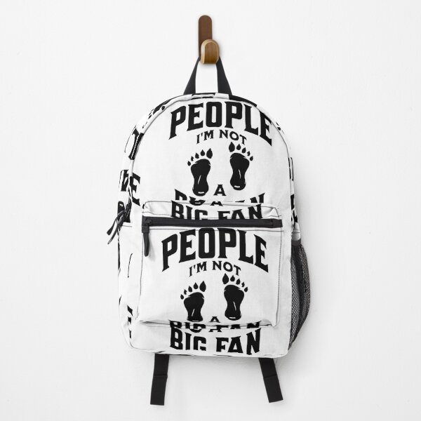 Item preview,  PEOPLE I'M NOT A BIG FAN BIGFOOT / SASQUATCH / YETI FOOTPRINTS designed and sold by Affyboss6.
