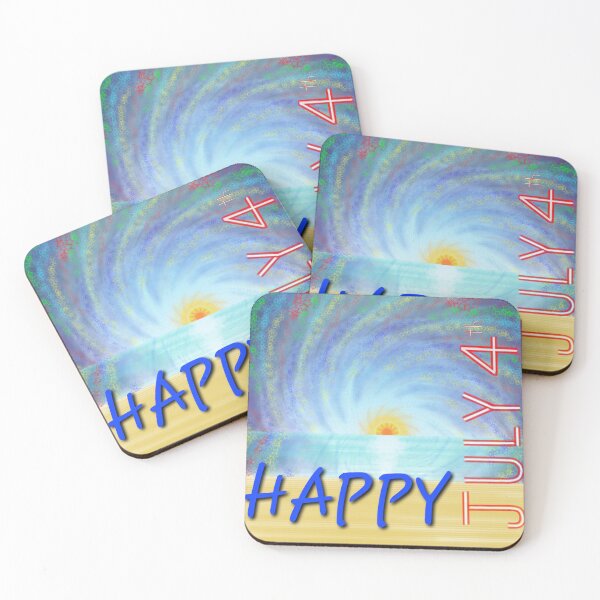 Item preview, Happy July 4th beach fireworks  designed and sold by EJoyC.