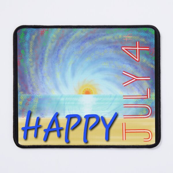 Item preview, Happy July 4th beach fireworks  designed and sold by EJoyC.